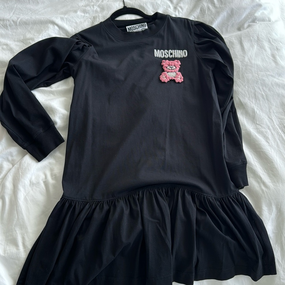 Moschino couture long sleeve dress